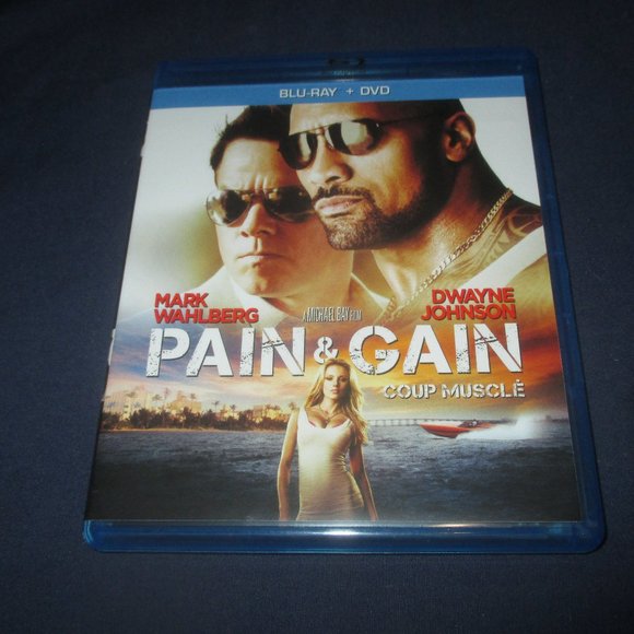 Pain & Gain (Blu-ray Disc/DVD, 2013, 2-Disc Set, Canadian) w/ slip cover - Picture 3 of 5